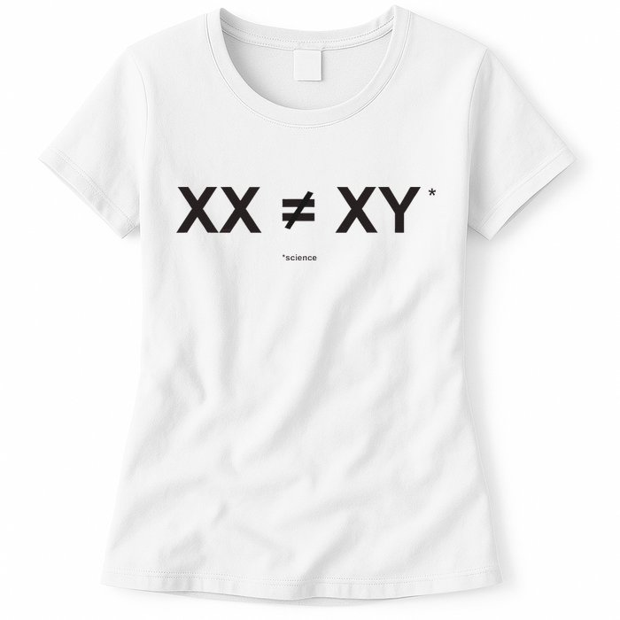 XX Is Not The Same As XY Science (Genetics Chromasome) (C) Womens T-Shirt