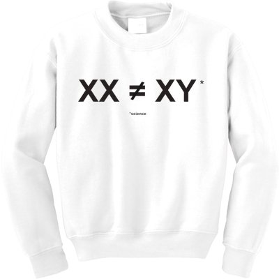 XX Is Not The Same As XY Science (Genetics Chromasome) (C) Kids Sweatshirt