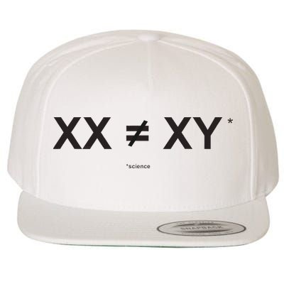 XX Is Not The Same As XY Science (Genetics Chromasome) (C) Wool Snapback Cap