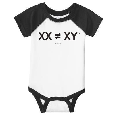 XX Is Not The Same As XY Science (Genetics Chromasome) (C) Infant Baby Jersey Bodysuit
