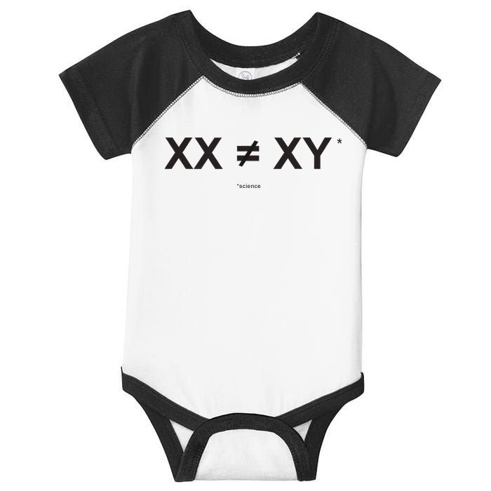 XX Is Not The Same As XY Science (Genetics Chromasome) (C) Infant Baby Jersey Bodysuit