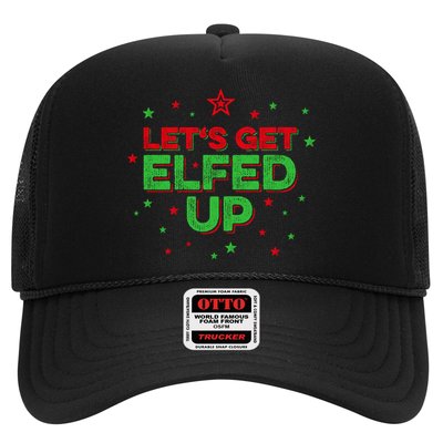 Xmas Ing Team Christmas Party Squad Meaningful Gift Lets Get Elfed Up Gift Hat