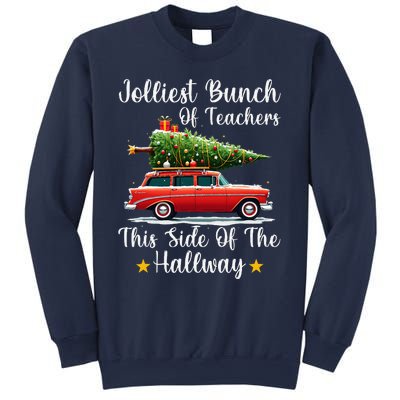 Xmas Jolliest Bunch Of Teachers This Side Of The Hallway Sweatshirt