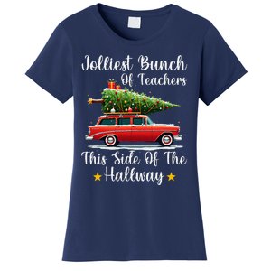 Xmas Jolliest Bunch Of Teachers This Side Of The Hallway Women's T-Shirt