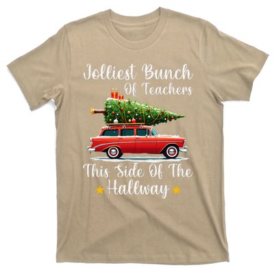 Xmas Jolliest Bunch Of Teachers This Side Of The Hallway T-Shirt