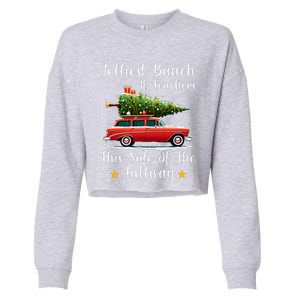 Xmas Jolliest Bunch Of Teachers This Side Of The Hallway Cropped Pullover Crew