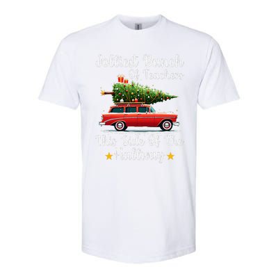 Xmas Jolliest Bunch Of Teachers This Side Of The Hallway Softstyle CVC T-Shirt