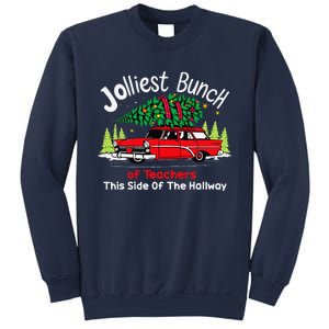 Xmas Jolliest Bunch Of Teachers This Side Of The Hallway Sweatshirt