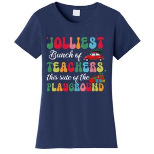 Xmas Jolliest Bunch Of Teachers This Side Of The Playground Women's T-Shirt