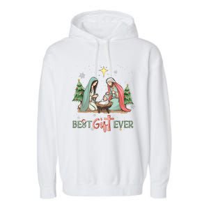 Xmas Jesus Christian Xmas Gift Merry Christmas Costume Garment-Dyed Fleece Hoodie