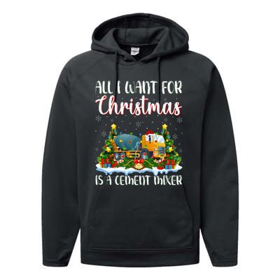 Xmas Lighting All I Want For Christmas Is A Cet Mixer Performance Fleece Hoodie