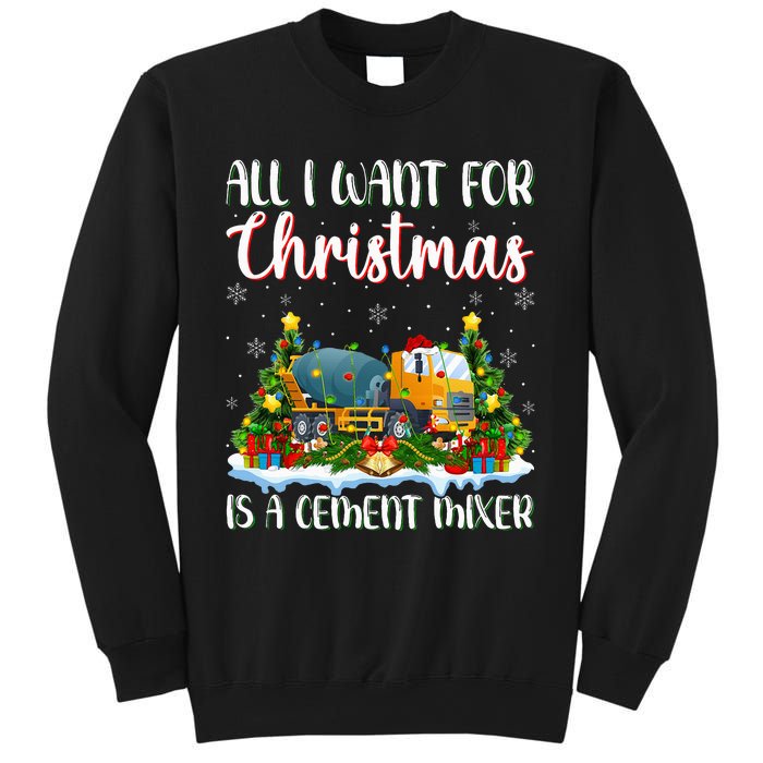 Xmas Lighting All I Want For Christmas Is A Cet Mixer Sweatshirt