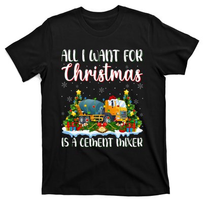 Xmas Lighting All I Want For Christmas Is A Cet Mixer T-Shirt