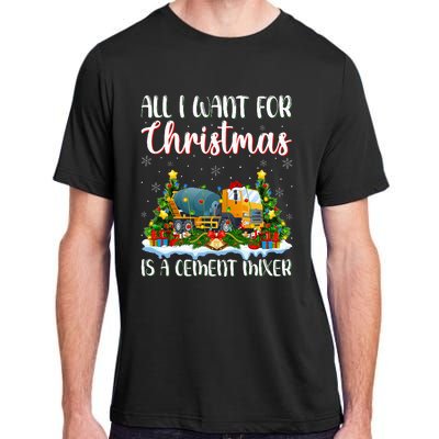 Xmas Lighting All I Want For Christmas Is A Cet Mixer Adult ChromaSoft Performance T-Shirt