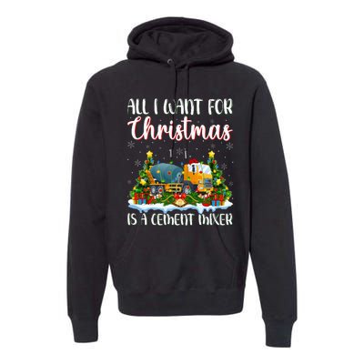 Xmas Lighting All I Want For Christmas Is A Cet Mixer Premium Hoodie