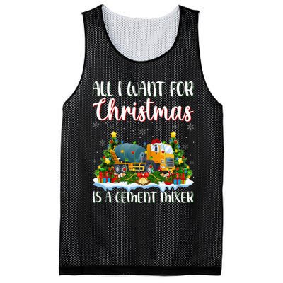 Xmas Lighting All I Want For Christmas Is A Cet Mixer Mesh Reversible Basketball Jersey Tank