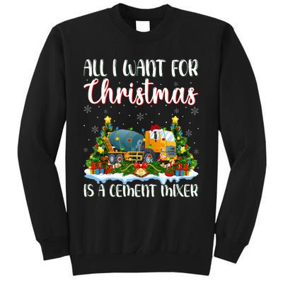 Xmas Lighting All I Want For Christmas Is A Cet Mixer Tall Sweatshirt