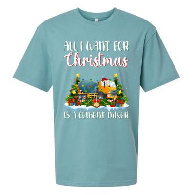 Xmas Lighting All I Want For Christmas Is A Cet Mixer Sueded Cloud Jersey T-Shirt