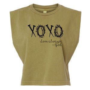 Xoxo Love Always God Garment-Dyed Women's Muscle Tee