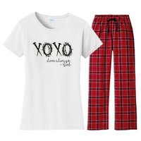 Xoxo Love Always God Women's Flannel Pajama Set