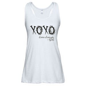 Xoxo Love Always God Ladies Essential Flowy Tank