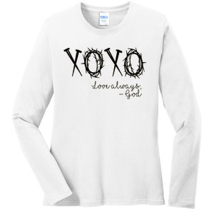 Xoxo Love Always God Ladies Long Sleeve Shirt