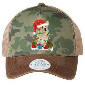 Xmas Lighting Corgi Dog Merry Corgmas Santa Corgi Christmas Gift Legacy Tie Dye Trucker Hat