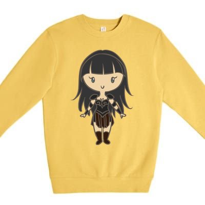 Xena Lil&X27; Cutie Premium Crewneck Sweatshirt