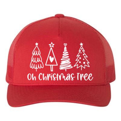 Xmas Lights Groovy Oh Christmas Tree Funny Tree Cakes Debbie Gift Yupoong Adult 5-Panel Trucker Hat