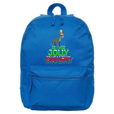 Xmas Lighting Is This Jolly Enough Mule Christmas Tree Gift 16 in Basic Backpack