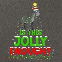 Xmas Lighting Is This Jolly Enough Mule Christmas Tree Gift Cotton Canvas Backpack