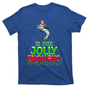 Xmas Lighting Is This Jolly Enough Wahoo Fish Christmas Tree Gift T-Shirt