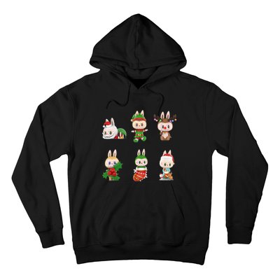 Xmas Labubu Lover Labubu The Monsters Christmas Santa Hoodie