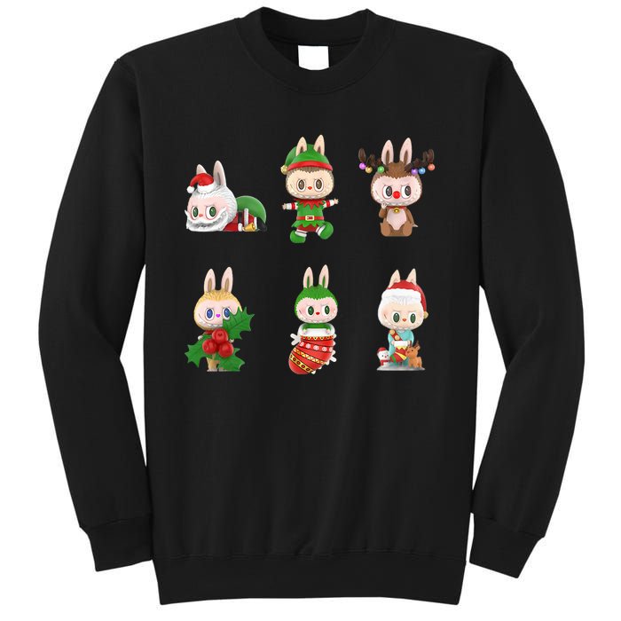 Xmas Labubu Lover Labubu The Monsters Christmas Santa Sweatshirt