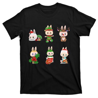 Xmas Labubu Lover Labubu The Monsters Christmas Santa T-Shirt