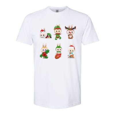 Xmas Labubu Lover Labubu The Monsters Christmas Santa Softstyle CVC T-Shirt