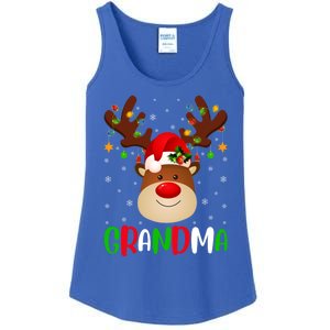 Xmas Lighting Matching Family Grandma Reindeer Christmas Gift Ladies Essential Tank