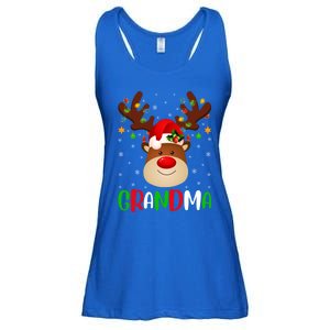 Xmas Lighting Matching Family Grandma Reindeer Christmas Gift Ladies Essential Flowy Tank