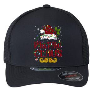 Xmas Lights Matching Family Christmas Santa Pawpaw Claus Gift Flexfit Unipanel Trucker Cap