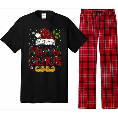 Xmas Lights Matching Family Christmas Santa Pawpaw Claus Gift Pajama Set