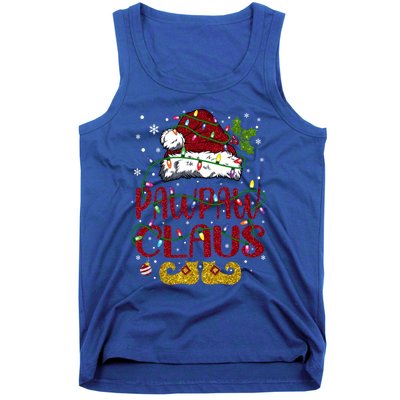 Xmas Lights Matching Family Christmas Santa Pawpaw Claus Gift Tank Top