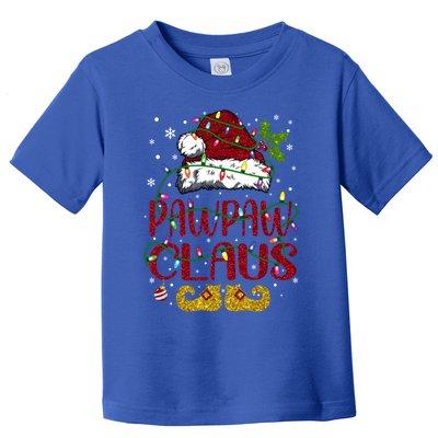 Xmas Lights Matching Family Christmas Santa Pawpaw Claus Gift Toddler T-Shirt