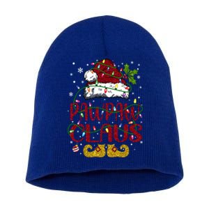 Xmas Lights Matching Family Christmas Santa Pawpaw Claus Gift Short Acrylic Beanie