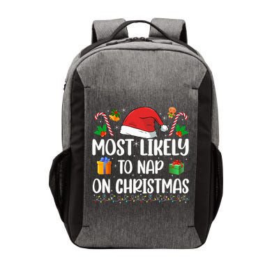 Xmas Likely Nap On Christmas Funny Family Christmas Pajamas Vector Backpack