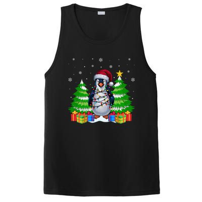 Xmas Lighting Penguin Lovers Ugly Christmas Cute Gift PosiCharge Competitor Tank