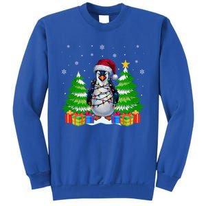 Xmas Lighting Penguin Lovers Ugly Christmas Cute Gift Sweatshirt