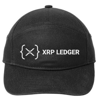 Xrp Ledger Ripple Nano Cold Wallet Cryptocurrency Blockchain 7-Panel Snapback Hat