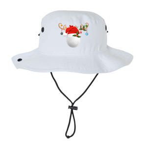 Xmas Lighting Reindeer Santa Hat Golf Christmas Gift Legacy Cool Fit Booney Bucket Hat