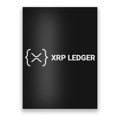 Xrp Ledger Ripple Nano Cold Wallet Cryptocurrency Blockchain Poster