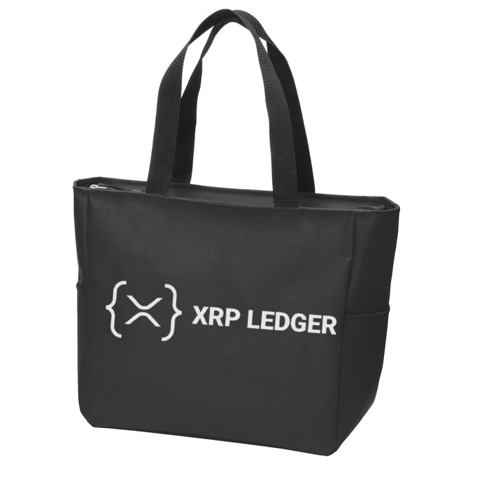 Xrp Ledger Ripple Nano Cold Wallet Cryptocurrency Blockchain Zip Tote Bag